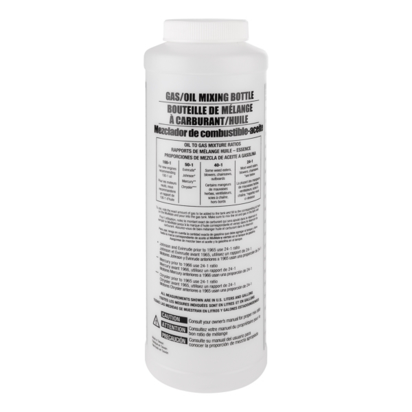 Mix Oil to Gas Measuring Bottle