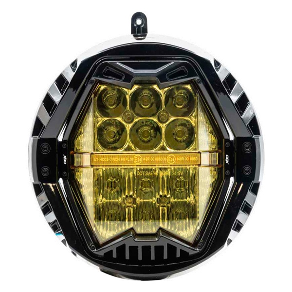 LEDHPY-LY-HL-HC7 ODX ODX 7" Headlight Kit HEADLIGHT KIT 7" FT YE ODX 7" Headlight Kit Yellow