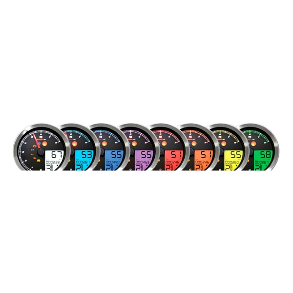 Image-2 Koso TNT-B Meter for Yamaha Bolt Motorcycle - 405008 GAUGE TNT-B METER BK BEZEL YAM KOSO BA051310 BA051310 KOSO