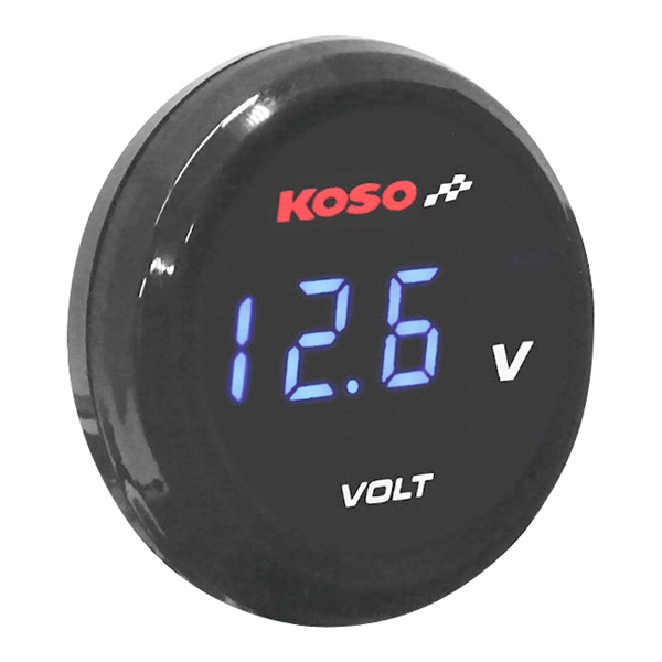 BA067B00 KOSO-NORTH-AMERICA Koso Voltmeter I-Gear Universal - 405011 I-GEAR VOLT METER BL Voltmeter I-Gear 