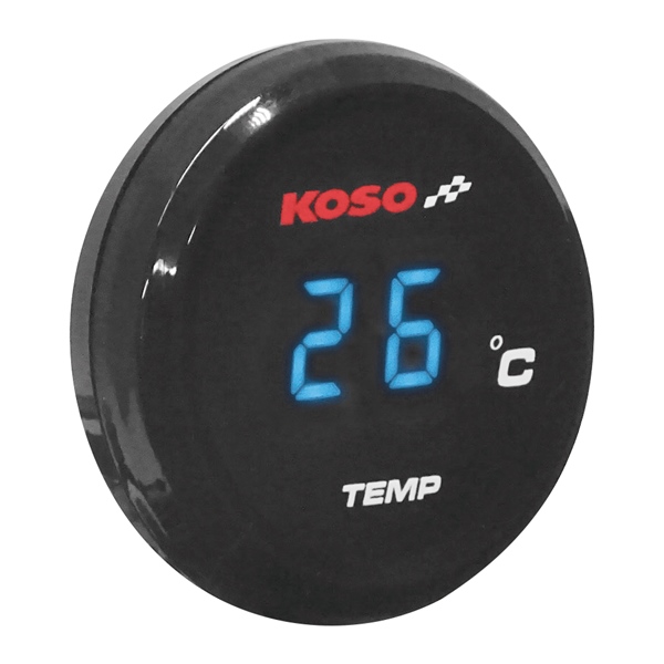 BA067B10 KOSO-NORTH-AMERICA Koso Thermometer I-Gear Universal - 405012 I-GEAR TEMPERATURE METER C BL Thermometer I-Gear 