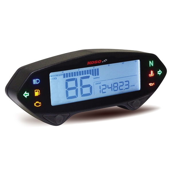 BA041000 KOSO-NORTH-AMERICA Koso Multifuntion Meter DB-01RN Universal - 405019 DB-01RN MULTI-FUNCTIONS METER Multifuntion Meter DB-01RN 