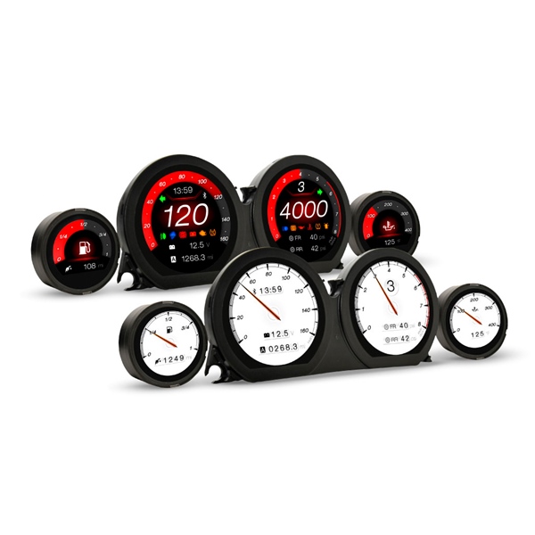 BA064930 KOSO-NORTH-AMERICA Koso TFT HD-03X Gauge Set Motorcycle - 405109 GAUGE SET TFT HD-03X HARLEY KOSO TFT HD-03X Gauge Set 