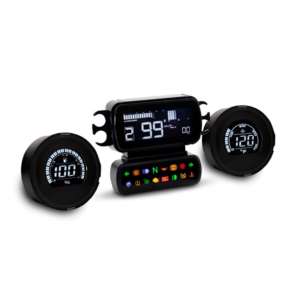 BA080050 KOSO-NORTH-AMERICA Koso D2 Gauge KIt Motorcycle - 405110 GAUGE KIT D2 HARLEY KOSO D2 Gauge KIt 