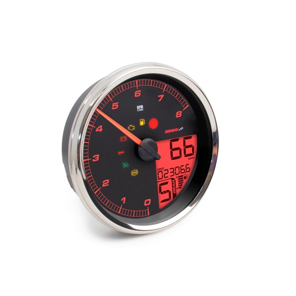 BA072000 KOSO-NORTH-AMERICA Koso HD-05 Multifunction Gauge Motorcycle - 405125 GAUGE MULTIFUNCTION HD-05 SI HARLEY KOSO HD-05 Multifunction Gauge 