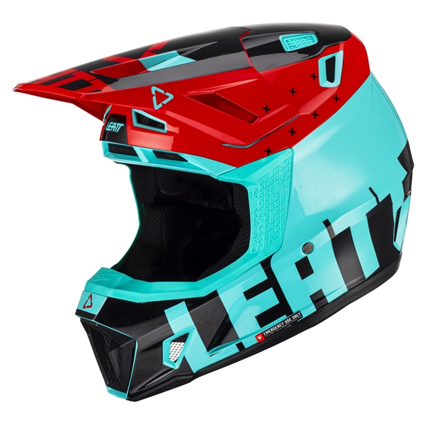 LEATT Off-Road Motocross Helmet 7.5 V23 - Included Goggle Pick Size & Color