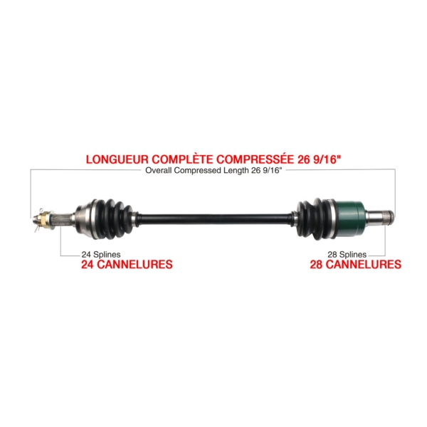 Image-2 Kimpex Complete Axle JOHN DEERE AXLE COMPL JDEERE KIMPEX JDR-7012K JDR-7012K KIMPEX