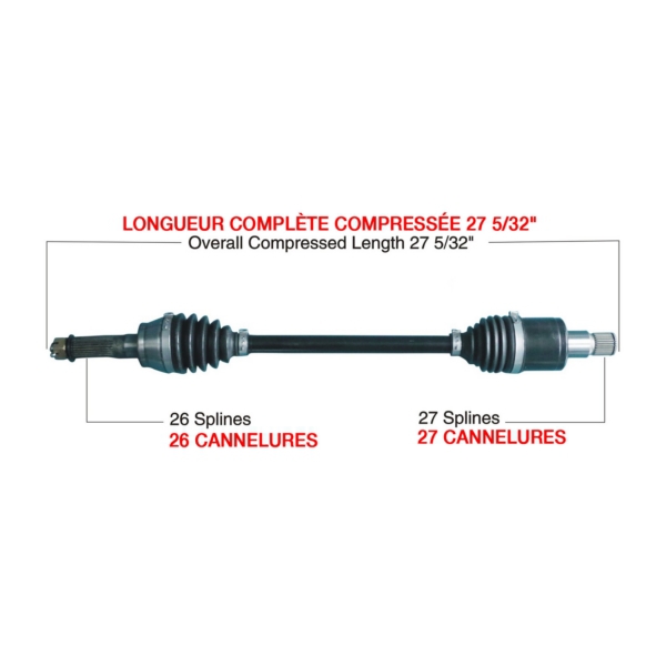 Image-2 Kimpex HD Complete HD Axle AXLE COMPLETE HD KIMPEXHD POL-6031HDK POL-6031HDK KIMPEXHD