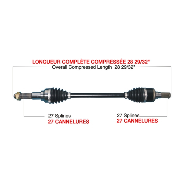 Image-2 Kimpex HD Complete HD Axle YAMAHA AXLE COMPLETE HD KIMPEXHD YAM-6030HDK YAM-6030HDK KIMPEXHD