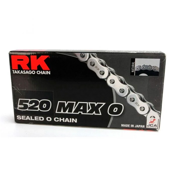520MAXO-130 RK RK EXCEL Chain - 520MAXO O-Ring Chain 520MAXO 130L NATURAL RK CHAIN Chain - 520MAXO Natural