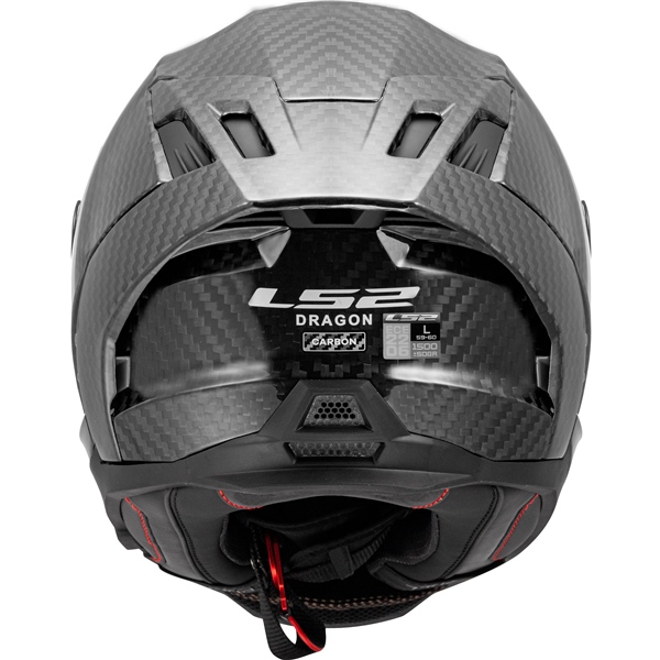 Image-7 LS2 Dragon Full-Face Helmet Solid - Summer HELM DRAGON CARB SOLI W/SUNV GLOS BK 3XL 807-2007 807-2007 LS2