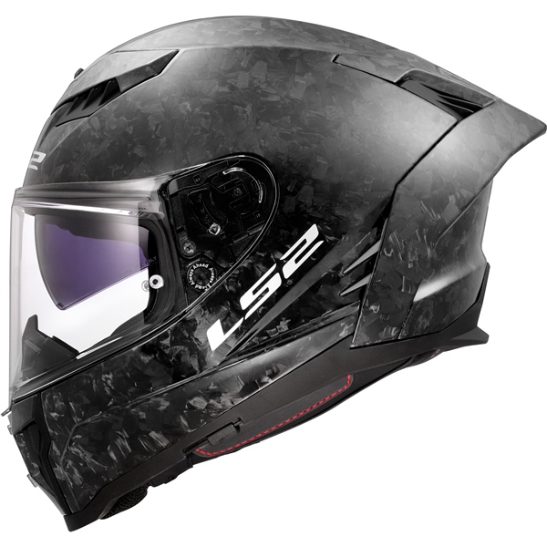 Image-2 LS2 Dragon Full-Face Helmet Forged - Summer HELM DRAGON CARB FORG W/SUNV GLOS BK 3XL 807-2107 807-2107 LS2