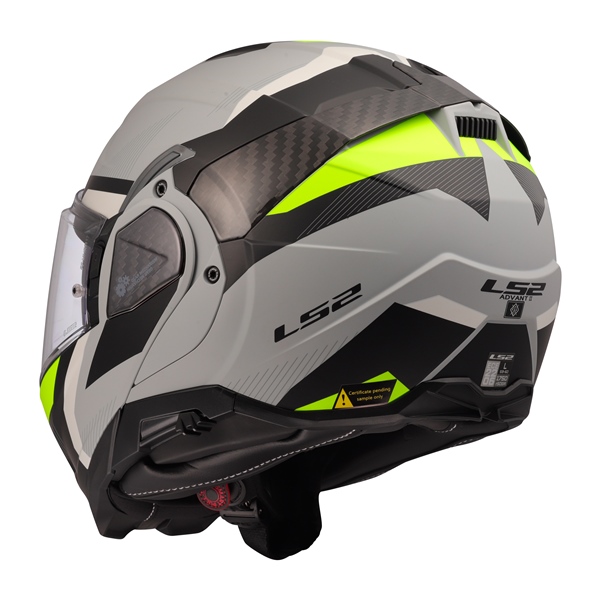 Image-3 LS2 Advant II Modular Helmet Triple HELM ADVANT II TRIPLE MAT LGY 3XL 910-4497 910-4497 LS2