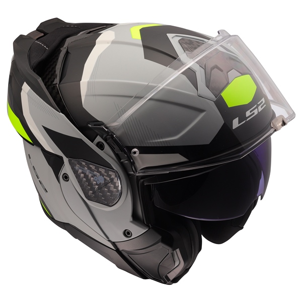 Image-4 LS2 Advant II Modular Helmet Triple HELM ADVANT II TRIPLE MAT LGY 3XL 910-4497 910-4497 LS2