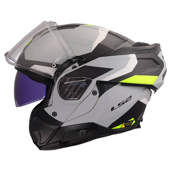 Image-8 LS2 Advant II Modular Helmet Triple HELM ADVANT II TRIPLE MAT LGY 3XL 910-4497 910-4497 LS2
