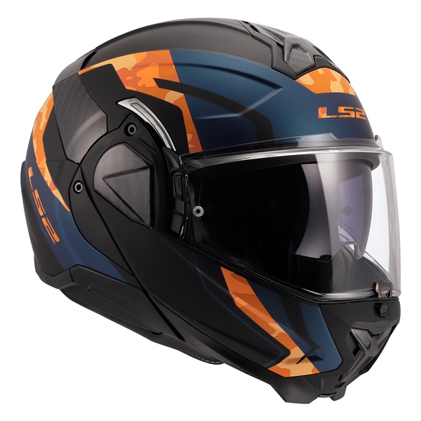 Image-5 LS2 Advant II Modular Helmet Glide HELM ADVANT II GLIDE MAT BK OG 3XL 910-4557 910-4557 LS2