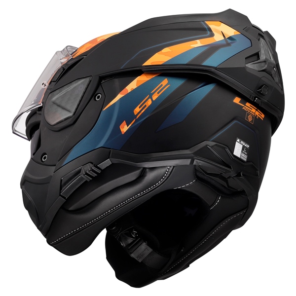 Image-10 LS2 Advant II Modular Helmet Glide HELM ADVANT II GLIDE MAT BK OG 3XL 910-4557 910-4557 LS2