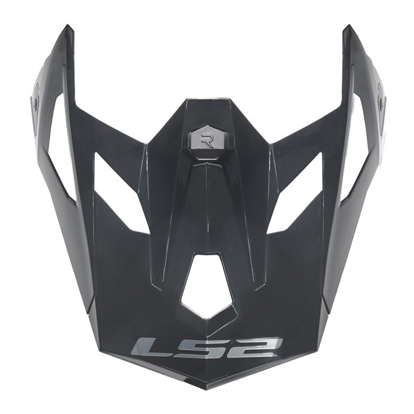 04-198 LS2 LS2 Peak for X-Force helmet PEAK X-FORCE CARB SOLID GLOSS BK Peak for X-Force helmet Glossy Black