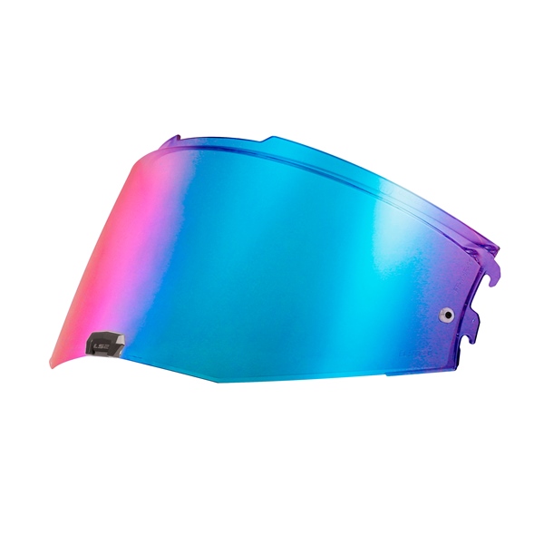 04-843 LS2 LS2 Outer Face Shield for Advant II Helmet FACE SHIELD OUTER ADVANT II RAINB IRID Outer Face Shield for Advant II Helmet Rainbow Iridium