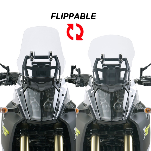 Image-6 DRC/ZETA/UNIT Adventure Windshield YAMAHA WINDSHIELD ADV YAM DRCZETA ZE70-1421 ZE70-1421 DRC/ZETA/UNIT