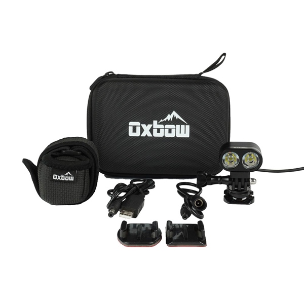 HL1005 OXBOWGEAR Oxbow Gear Voyager Helmet Light Kit HELMET LIGHT W/ 8800 BATTERY OXBOW Voyager Helmet Light Kit 