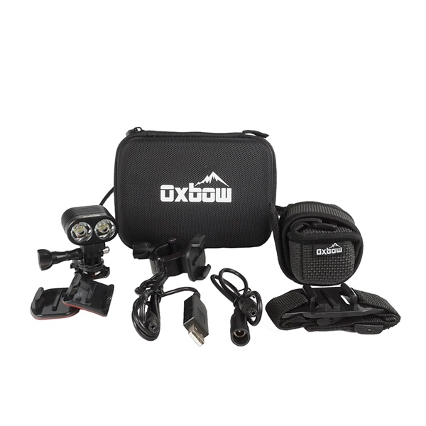 HL1011 OXBOWGEAR Oxbow Gear Voyager Mountain Bike Helmet Light Kit HELMET LIGHT W/ BATTERY & MOUNT Voyager Mountain Bike Helmet Light Kit 
