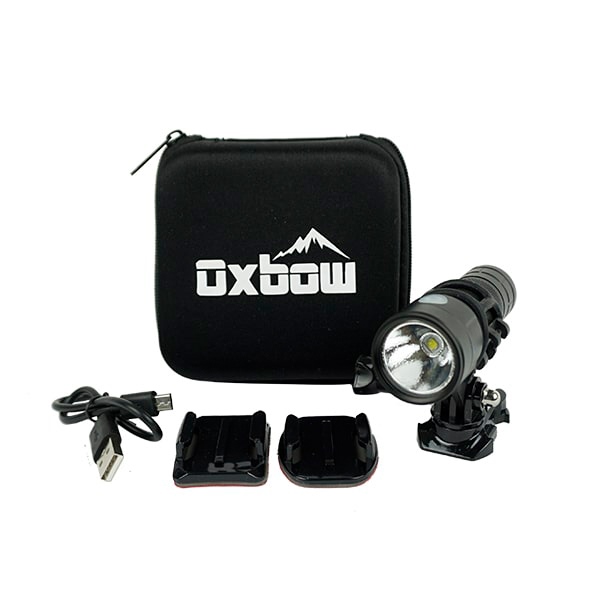 HL2000 OXBOWGEAR Oxbow Gear Maverick Dirt Bike Helmet Light Kit HELMET LIGHT MAVERICK DIRT BIKE Maverick Dirt Bike Helmet Light Kit 