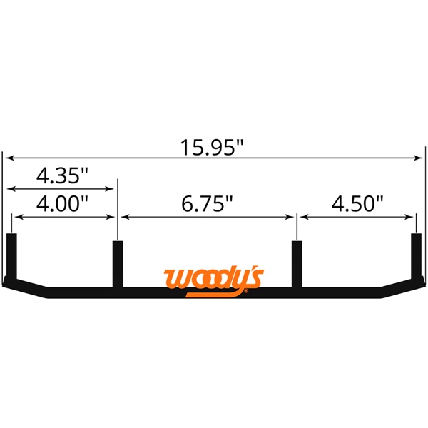 WSL-3300 WOODYS WOODYS Standard Runner SlyDog Command Trail CARBIDE RUNNER 8" SLYDOG Standard Runner 