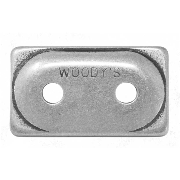 ADA2-3775 WOODYS WOODYS Angled Double Digger Support Plate SUPPORT PLATE DBL ANGLE DIGGER QTY12 Angled Double Digger Support Plate Aluminium