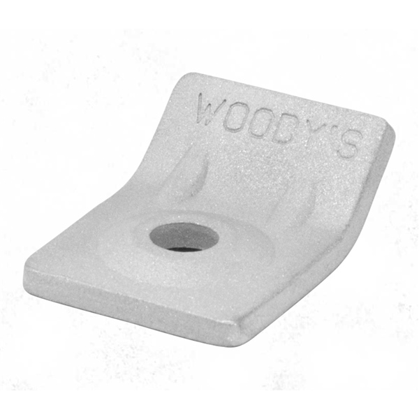 AWL-2700-B WOODYS WOODYS Single Bender Stud Mate STUD MATE PLATE SINGLE ALU QTY48 Single Bender Stud Mate Aluminium