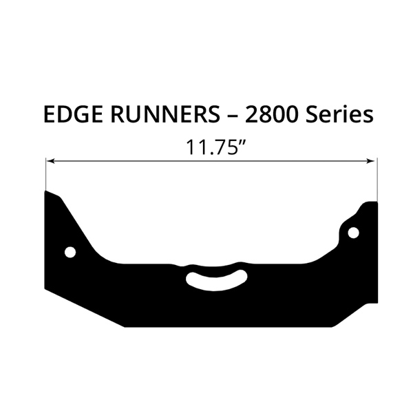ETS7-2800 WOODYS WOODYS Edge Carbide Runner Pilot TS - SKI-DOO CARBIDE RUNNER EDGE 7" 2800 SERIES Edge Carbide Runner 