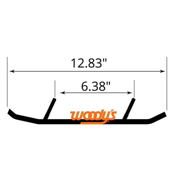 ASR-9600 WOODYS WOODYS Mountain Ace Carbide Runner Pilot X, Pilot 6.9, Pilot 5.7 SL, Pilot 5.7 SLT, Pilot 5.7, Pilot X 5.7 R, Pilot 7.4, Pilot DS, Pilot DS-2, Pilot DS-3, Pilot DS-4, Pilot RX, Blade XC, Blade DS - Lynx, SKI-DOO CARBIDE RUNNER STD MOUNTAIN ACE SKIDOO Mountain Ace Carbide Runner 