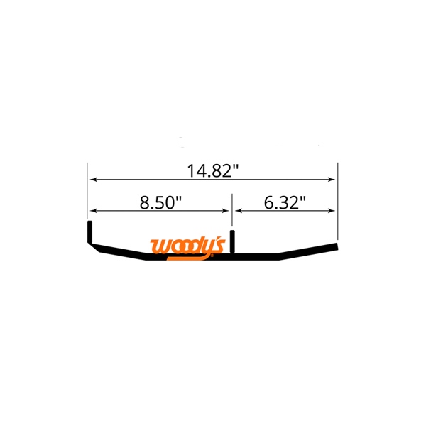APRT-1125 WOODYS WOODYS Mountain Ace Carbide Runner Gripper - POLARIS CARBIDE RUNNER STD MOUNTAIN ACE POL Mountain Ace Carbide Runner 