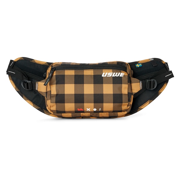 5202083049 USWE USWE Waist Hip Pack 2L - Flannel 2 L PACK WAIST HIP 2L BK/BRZ USWE Waist Hip Pack 2L - Flannel Black, Bronze
