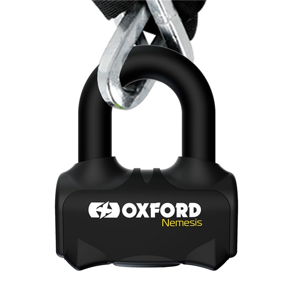 LK474 OXFORDPRODUCTS Oxford Products Nemesis Ultra Strong Chain and Padlock CHAIN LOCK NEMESIS 16MM X 2.0M Nemesis Ultra Strong Chain and Padlock 