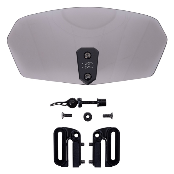 OX847 OXFORDPRODUCTS Oxford Products Winshield Deflector WINDSHIELD DEFLECTOR 260X125MM TINT Winshield Deflector 