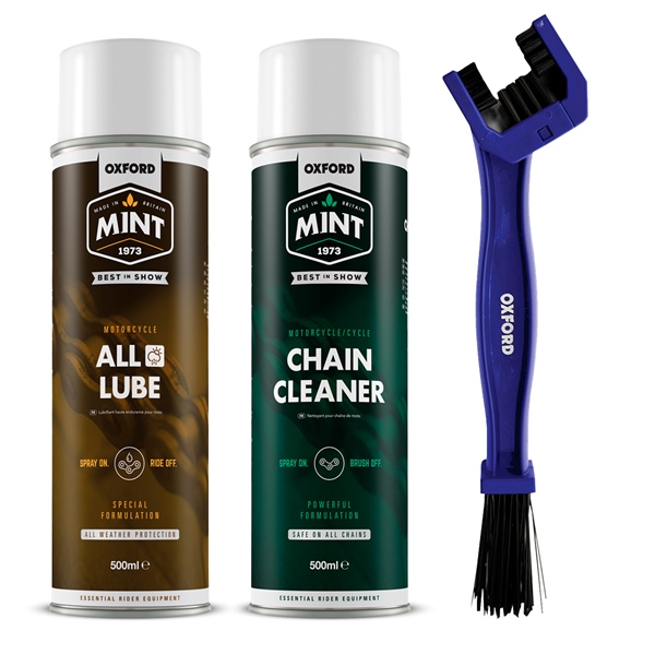 OC500 OXFORDMINT OXFORDMINT Mint Motorcycle Chain and Lube Kit CLEAN CHAIN/LUBE KIT MINT Mint Motorcycle Chain and Lube Kit 