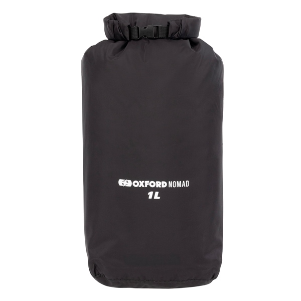 OL589 OXFORDPRODUCTS Oxford Products Nomad Dry Bag 1 L DRY BAG NOMAD 1L BK OXFORD Nomad Dry Bag Black