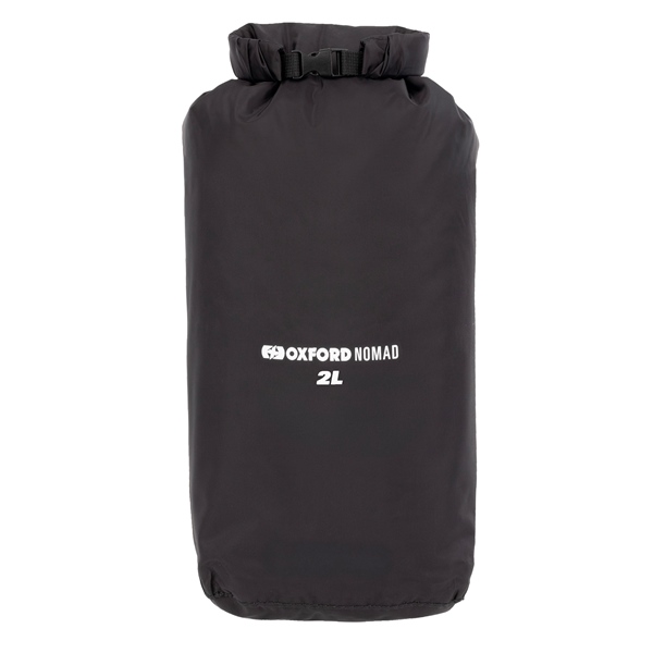OL590 OXFORDPRODUCTS Oxford Products Nomad Dry Bag 2 L DRY BAG NOMAD 2L BK OXFORD Nomad Dry Bag Black