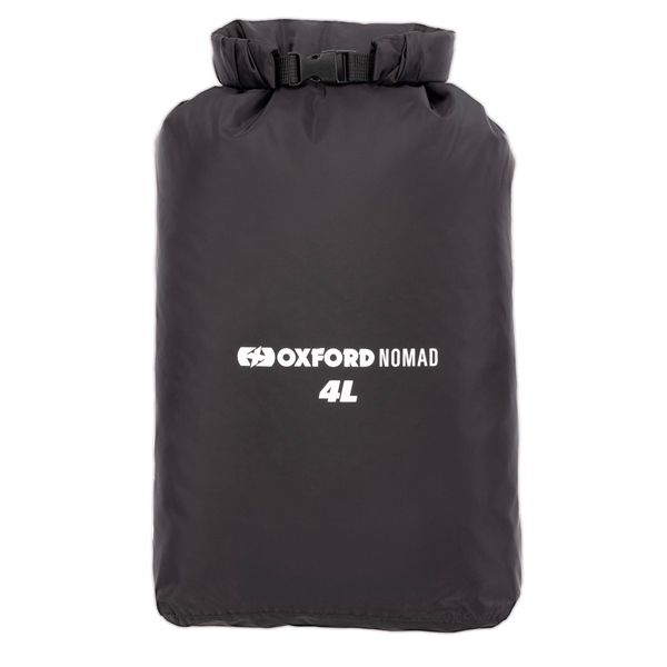 OL591 OXFORDPRODUCTS Oxford Products Nomad Dry Bag 4 L DRY BAG NOMAD 4L BK OXFORD Nomad Dry Bag Black