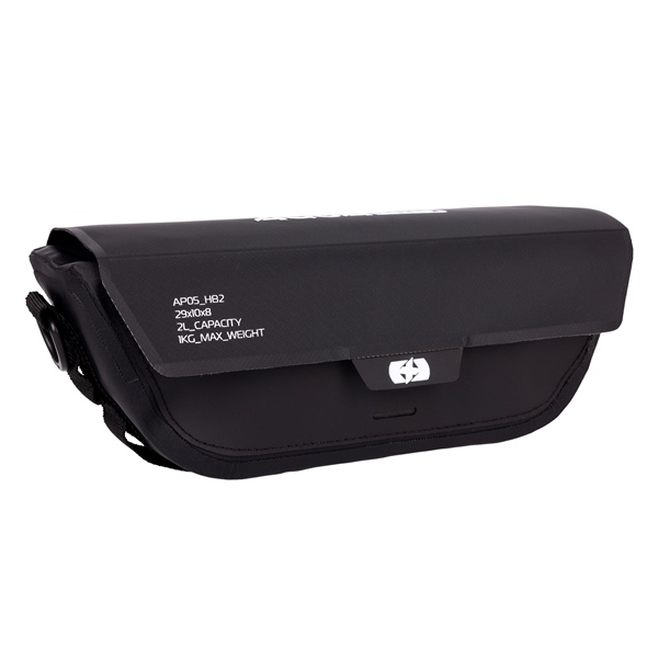OL1024 OXFORDPRODUCTS Oxford Products Aqua Pro HB2 Handlebar Bag 2 L HANDLEBAR BAG AQUA PRO HB2 BK OXFORD Aqua Pro HB2 Handlebar Bag Black