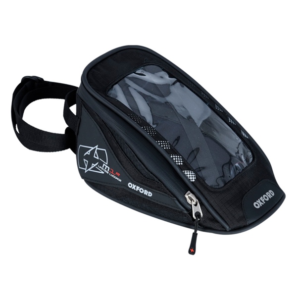 OL351S OXFORDPRODUCTS Oxford Products M1.5 Micro Tank Bag 1.5 L TANK BAG STEALTH M1R MICRO BK M1.5 Micro Tank Bag Black