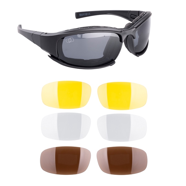 SU112 OXFORDPRODUCTS Oxford Products Enforcer Sunglasses Black SUNGLASSES ENFORCER POLARIZED Enforcer Sunglasses Clear, Yellow, Brown