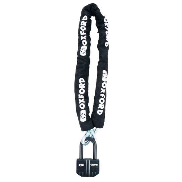 LK480 OXFORDPRODUCTS Oxford Products Boss Alarm 16 mm Lock and Chain LOCK BOSS ALARM 16MMX1.2M 12MM CHAIN Boss Alarm 16 mm Lock and Chain 