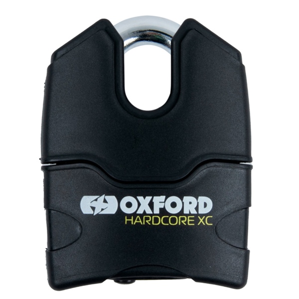 LK169 OXFORDPRODUCTS Oxford Products Hardcore XC13 Padlock PADLOCK HARDCORE XC13 11MM BK OXFORD Hardcore XC13 Padlock 