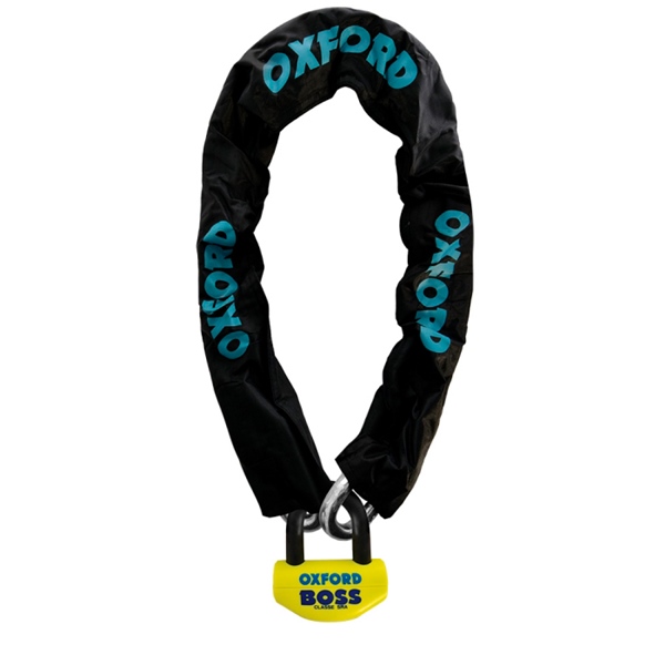 OF807 OXFORDPRODUCTS Oxford Products Boss 46 Lock and Chain CHAIN LOCK BIGBOSS 12MM X 1.2M Boss 46 Lock and Chain 