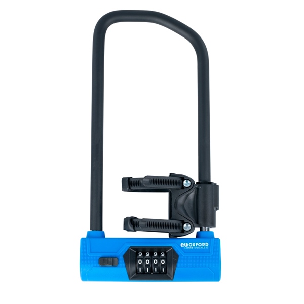 LK333 OXFORDPRODUCTS Oxford Products Shackle 12 Combination Lock U-LOCK SHACKLE 12 320MM X 153MM OXFORD Shackle 12 Combination Lock 