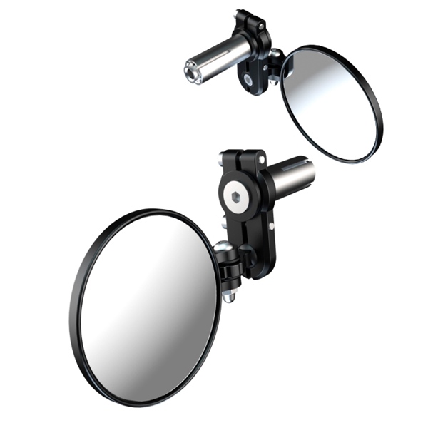 OX514 OXFORDPRODUCTS Oxford Products Fold-Away Bar End Mirror Kit Bolt-on BAR END MIRROR FOLD AWAY KIT BK OXFORD Fold-Away Bar End Mirror Kit Black