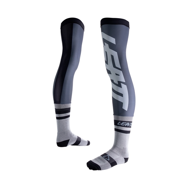 5026061452 LEATT LEATT Knee Sock Men, Women KNEE BRACE SOCKS GY L 10-13 LEATT Knee Sock Gray