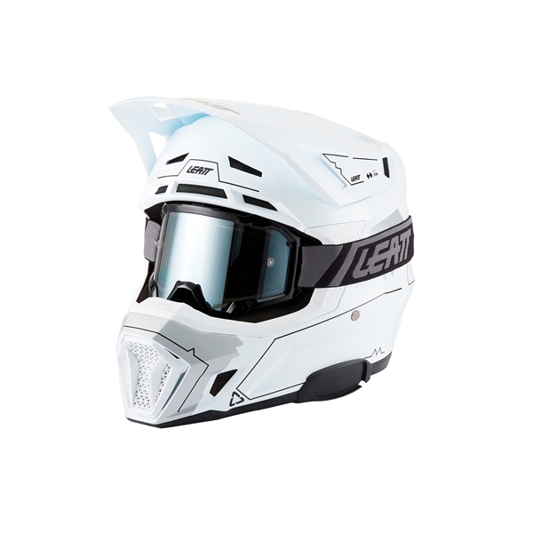 1027000125 LEATT LEATT 7.5 Cardo Off-Road Helmet Kit V27 - Goggle Included HELM MOTO 7.5 CARDO V27 KIT MAGIC WH 2XL 7.5 Cardo Off-Road Helmet Kit Magic White